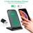 Зарядний пристрій Choetech 15W Fast Wireless Charging Stand 2coils black (T555-F-BK)