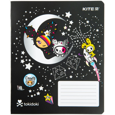 Зошит Kite tokidoki 18 аркушів, лінія (TK23-237)