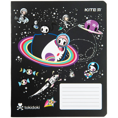 Зошит Kite tokidoki 18 аркушів, лінія (TK23-237)