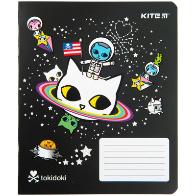 Зошит Kite tokidoki 18 аркушів, лінія (TK23-237)