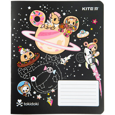 Зошит Kite tokidoki 18 аркушів, лінія (TK23-237)