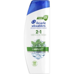 Шампунь Head &amp; Shoulders 2 в 1 Проти лупи Свіжість ментолу 625 мл (8700216305372)