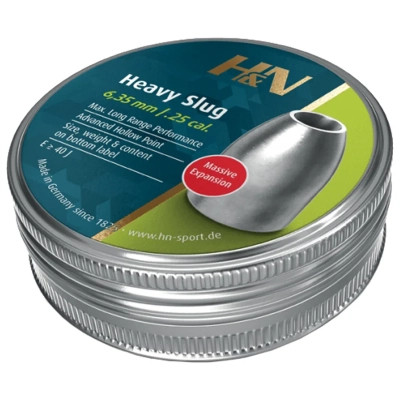 Пульки H&amp;N Slug HP Heavy 6,35 мм 40 г 100 шт/уп (96363404001)