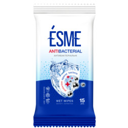 Вологі серветки Esme Antibacterial 60 шт. (4820020268534)