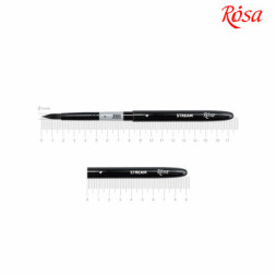 Пензлик для малювання Rosa Синтетика кругла, TRAVEL BRUSH, STREAM 158, № 4 (4823098530077)