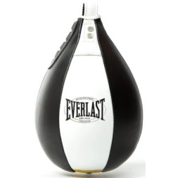Груша боксерська Everlast 1910 Speed Bag 870740-70-81 Чорний/Білий 22,5 x 15 см (009283606763)