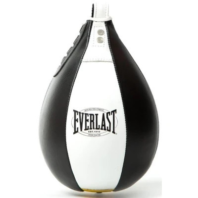 Груша боксерська Everlast 1910 Speed Bag 870740-70-81 Чорний/Білий 22,5 x 15 см (009283606763)