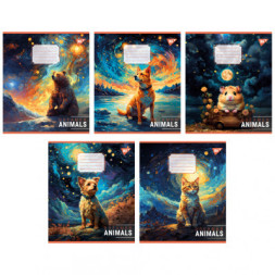 Зошит Yes Dreamer animals 24 аркушів лінія (767038)