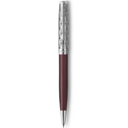 Ручка кулькова Parker SONNET 17 Metal &amp; Red Lacquer CT BP (68 332)