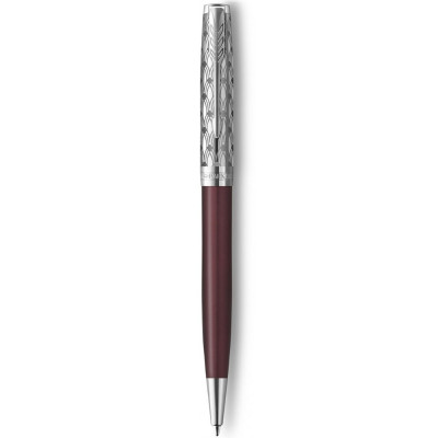 Ручка кулькова Parker SONNET 17 Metal &amp; Red Lacquer CT BP (68 332)