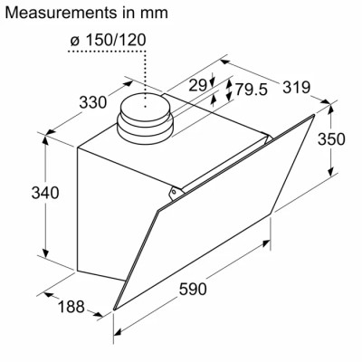 Витяжка кухонна Bosch DWK63PJ20T