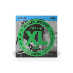 Струни для гітари D'Addario XL Nickel Wound Extra Super Light (08-38) (EXL130)