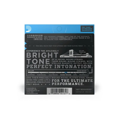 Струни для гітари D&#039;Addario XL Nickel Wound Extra Super Light (08-38) (EXL130)