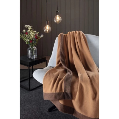 Плед Biederlack Plaid Prado camel 150х210 (797865)