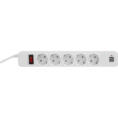 Мережевий фільтр живлення Prologix PRS-075P5CUSB-30W