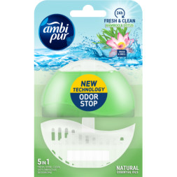 Туалетний блок Ambi Pur Bamboo &amp; Lotos 55 мл (8435495816324)
