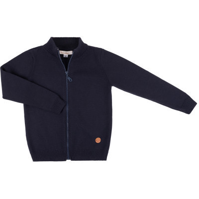 Кофта дитяча на блискавки в&#039;язана Na (AFB1213-116B-blue)