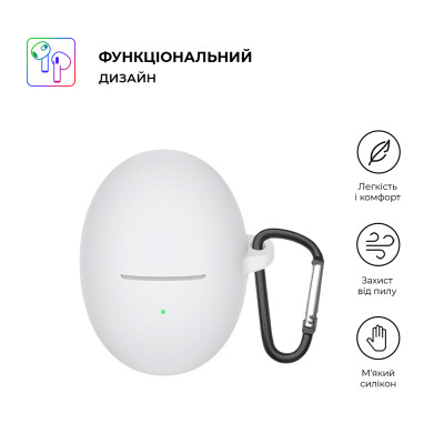 Чохол для навушників Armorstandart Hang Case для Huawei FreeBuds 5 White (ARM80462)