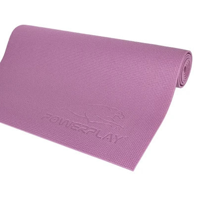 Килимок для йоги PowerPlay 4010 PVC Yoga Mat 173 x 61 x 0.6 см Рожевий (PP_4010_Rose_(173*0,6))
