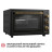 Електропіч Perfelli LAGGIO 37 BLACK RETRO
