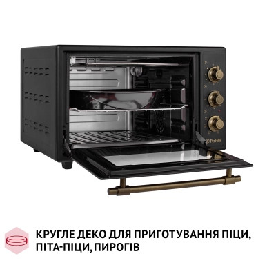 Електропіч Perfelli LAGGIO 37 BLACK RETRO