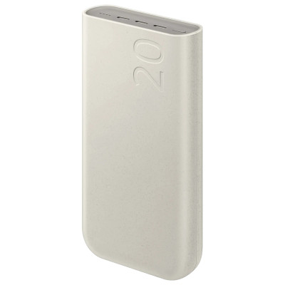 Батарея універсальна Samsung 20000mAh, SuperFastCharge2.0/45W, PD/3.0, PDO/PPS, Beige (EB-P4520XUEGEU)