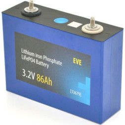 Батарея LiFePo4 EVE 3.2V 86AH (EVE-3.2V-86AH)