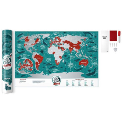 Скретч карта 1DEA.me Travel Map Marine World (13020)