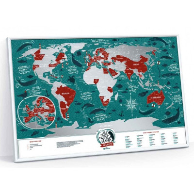 Скретч карта 1DEA.me Travel Map Marine World (13020)