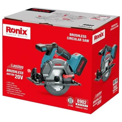 Дискова пила Ronix циркулярна акумуляторна 20В (без АКБ та ЗП) (8902)