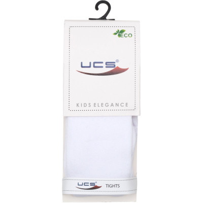 Колготки дитячі UCS Socks однотонні (M0C0301-0143-122-white)