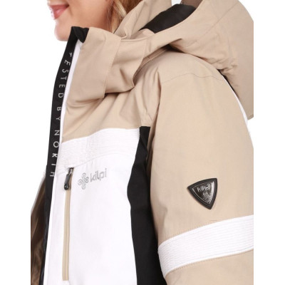 Куртка Kilpi Valera-W beige/white/black - 36 - бежевий/білий/чорний (024.0565)