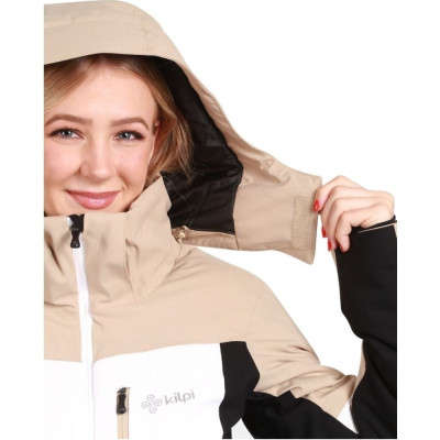Куртка Kilpi Valera-W beige/white/black - 36 - бежевий/білий/чорний (024.0565)