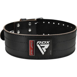 Атлетичний пояс RDX для пауерліфтингу RD1 шкіряний Black L (WPB-RD1B-L)