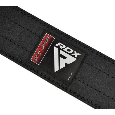 Атлетичний пояс RDX для пауерліфтингу RD1 шкіряний Black L (WPB-RD1B-L)