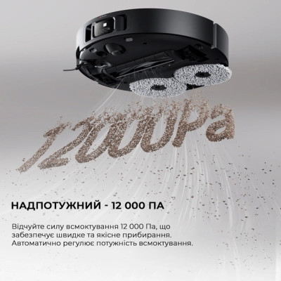 Пилосос Dreame Bot X40 Ultra Complete Black (RLX63CE-2-Bl)