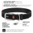 Нашийник для тварин WAUDOG Design з QR паспортом &quot;Калина&quot; L Ш 25 мм Д 38-49 см (чорний) (3605-0228-01)