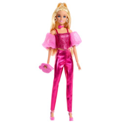 Лялька Barbie Deluxe style Рожева фуксія (JFP40)