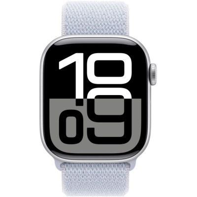 Смарт-годинник Apple Watch Series 10 GPS 42mm Silver Aluminium Case with Blue Cloud Sport Loop (MWWD3QH/A)