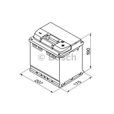 Акумулятор автомобільний Bosch 54А (0 092 S50 020)