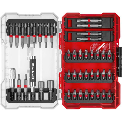 Набір біт Einhell 42шт, HEX, PH, PZ, Torx, 50мм, кейс (118953)