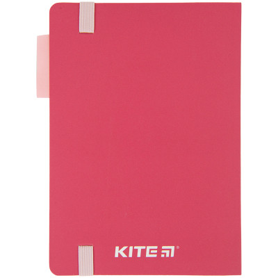 Блокнот Kite тверда обкладинка 120х169 мм 96 аркушів, рожевий (K22-467-3)