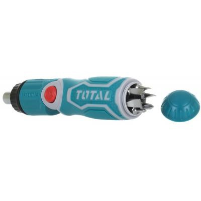Набір біт Total біти, вивірка з храповим механізмом, 13 предм. (TACSD30136)