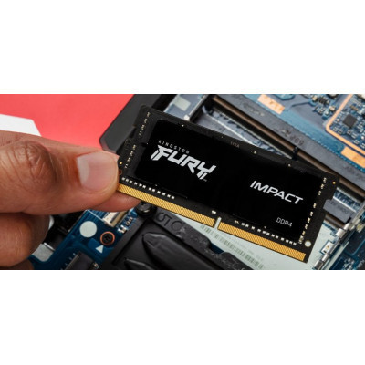 Модуль пам&#039;яті для ноутбука SoDIMM DDR4 16GB 3200 MHz Impact Kingston Fury (ex.HyperX) (KF432S20IB/16)