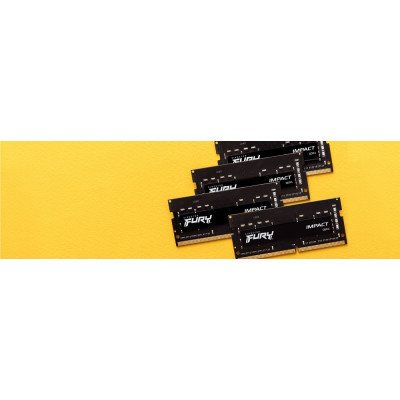 Модуль пам&#039;яті для ноутбука SoDIMM DDR4 16GB 3200 MHz Impact Kingston Fury (ex.HyperX) (KF432S20IB/16)