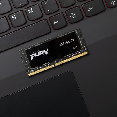 Модуль пам&#039;яті для ноутбука SoDIMM DDR4 16GB 3200 MHz Impact Kingston Fury (ex.HyperX) (KF432S20IB/16)