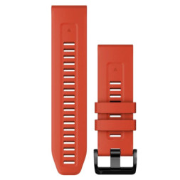Ремінець до смарт-годинника Garmin fenix 7X 26mm QuickFit Flame Red Silicone (010-13117-04)