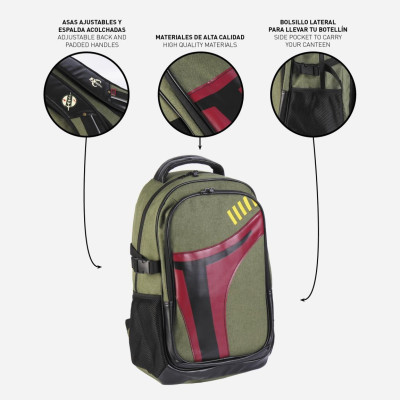 Рюкзак шкільний Cerda Star Wars - Boba Fett Casual Travel Backpack (CERDA-2100003724)