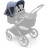 Капюшон для коляски Bugaboo Fox 5/Cameleon 3/Lynx Breezy Seaside Blue літній (100221009)