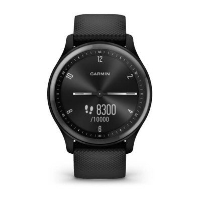 Смарт-годинник Garmin vivomove Sport, Black, Silicone, (010-02566-00)
